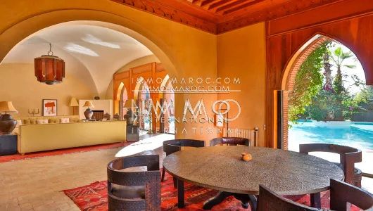Villa for sale Moroccan luxury Marrakech Golfs Amelkis