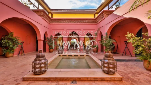 Villa for sale Moroccan prestige for sale Marrakech Golfs Amelkis