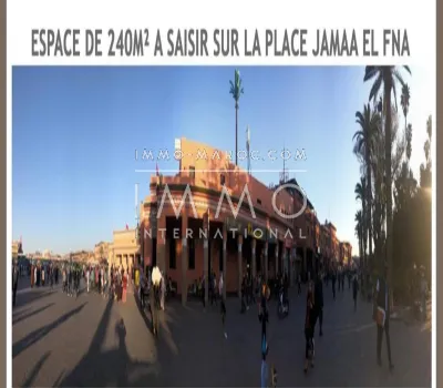 Location local commercial Local Commercial Marrakech Place Jamaa El Fna