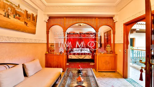 Vente riad Marocain Marrakech Place Jamaa El Fna Riad Zitoun
