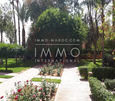 Purchase refined Moroccan apartment Marrakech Hivernage Center ville