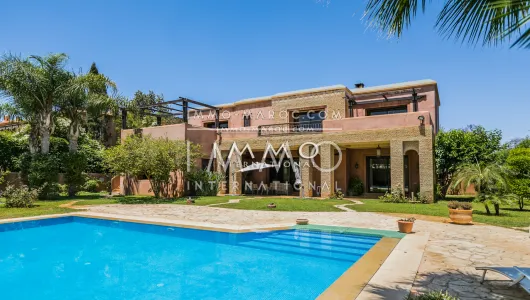 Villa for sale Moroccan clean Marrakech Golfs Amelkis