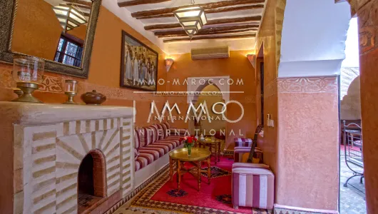 Vente riad de prestige Maison d'hôtes Marrakech Place Jamaa El Fna Dabachi