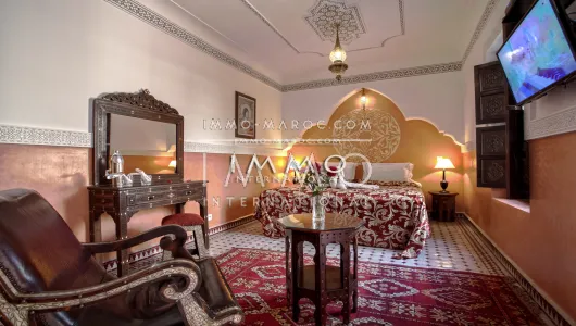 Riad à vendre prestige a vendre Maison d'hôtes Marrakech Place Jamaa El Fna Dabachi