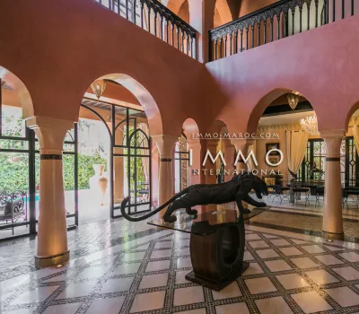 Vente villa Marocain épuré Marrakech Golfs Amelkis