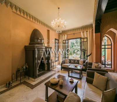Achat villa Marocain épuré Marrakech Golfs Amelkis