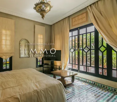 Vente villa Marocain épuré Marrakech Golfs Amelkis