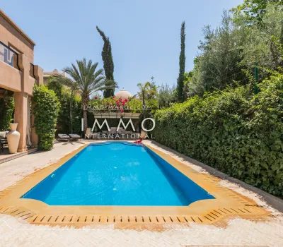 Vente villa Marocain épuré Marrakech Golfs Amelkis