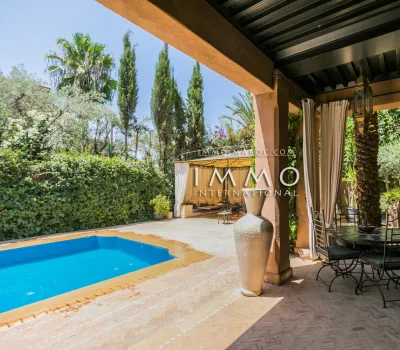 Maison à vendre Marocain épuré Marrakech Golfs Amelkis