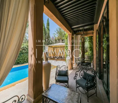 villa achat Marocain épuré Marrakech Golfs Amelkis