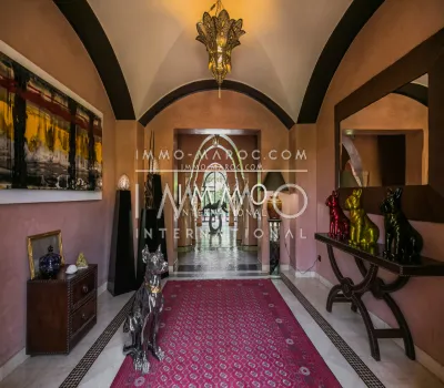 Vente villa Marocain épuré Marrakech Golfs Amelkis