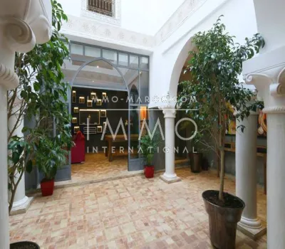 Vente riad Marrakech Place Jamaa El Fna Dar El Bacha
