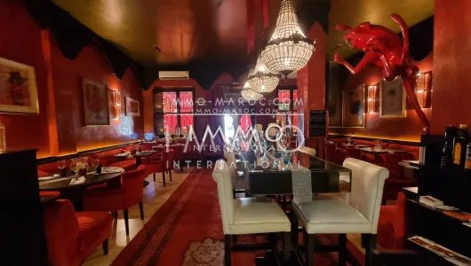 Vente local commercial Restaurant Marrakech Centre ville Guéliz