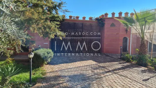 Location maison Marocain épuré Marrakech Extérieur Route Ourika