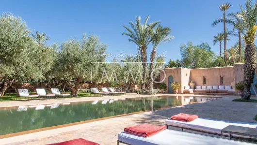 Location villa haut de gamme Marrakech Palmeraie Bab Atlas