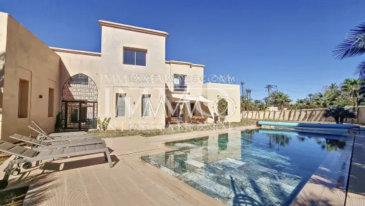 villa vente Contemporain biens de prestige Marrakech Palmeraie Circuit Palmeraie