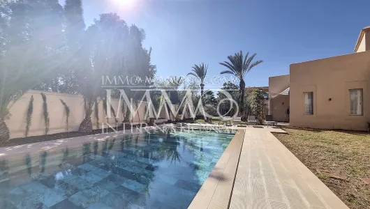 Maison à vendre Contemporain luxe Marrakech Palmeraie Circuit Palmeraie