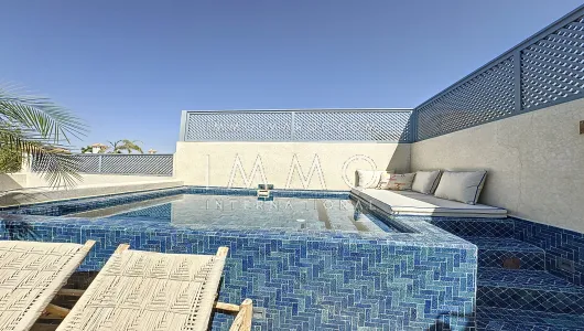 riad vente Marocain épuré Marrakech moins de 10 minutes de la place Sidi Mimoune