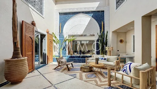 riad vente Marocain épuré Marrakech moins de 10 minutes de la place Sidi Mimoune