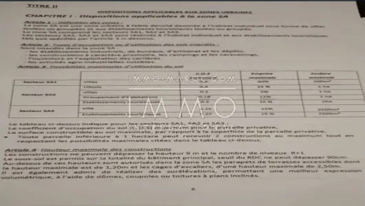 achat terrain Terrain villa Marrakech Extérieur Route Ouarzazate