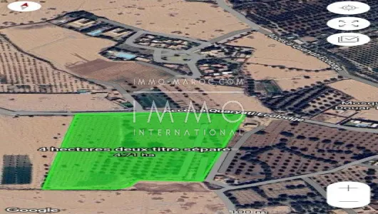 Vente terrain Terrain villa Marrakech Extérieur Route Ourika