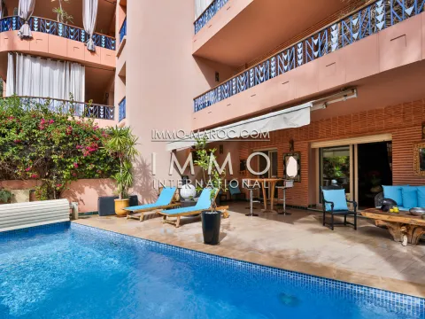 Apartment for sale Moroccan sleek Luxury Marrakech Hivernage