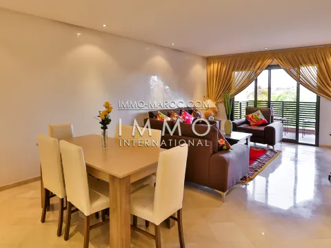 Contemporary apartment rental with swimming pool in winter Marrakech