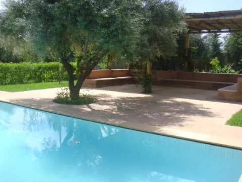 Villa for rent Moroccan purified Marrakech Exterior Road Ourika