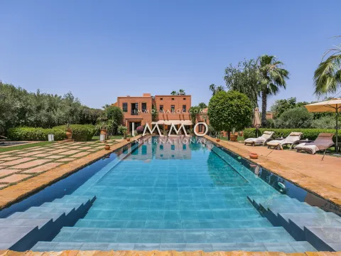 Villa for sale Moroccan refined luxury Marrakech