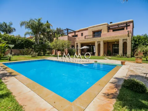 villa for sale Moroccan clean Marrakech Golfs Amelkis