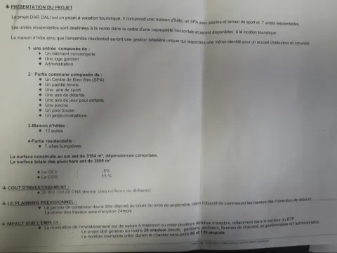 purchase property Land villa Marrakech Exterior Route Sidi Abdellah Ghiat